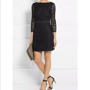 Tory Burch Navy lace Renny dress